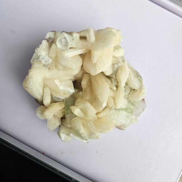 Apophyllite and Stilbite Cluster Crystal Raw - Picture 6 of 6